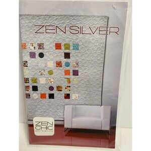 Quilt Pattern Zen Silver Uncut